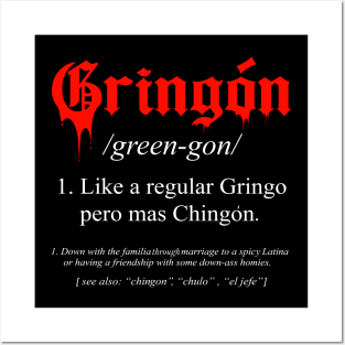 gringon Definition Like a regular Gringo funny Posters and Art